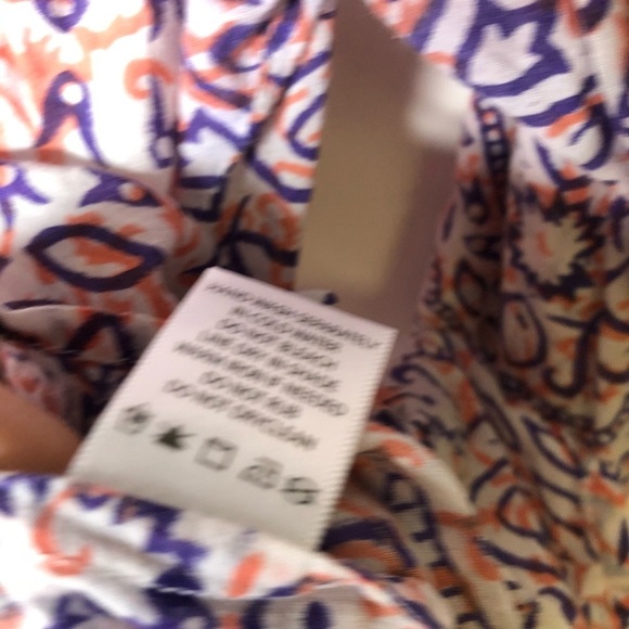 Roberta Roller Rabbit Embroidered Print Tunic Top XS - Picture 5 of 7